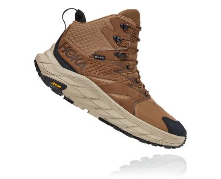 Hoka One One Anacapa Mid GORE-TEX - Bocanci Munte Barbati Negrii | RO-1qFBqYl